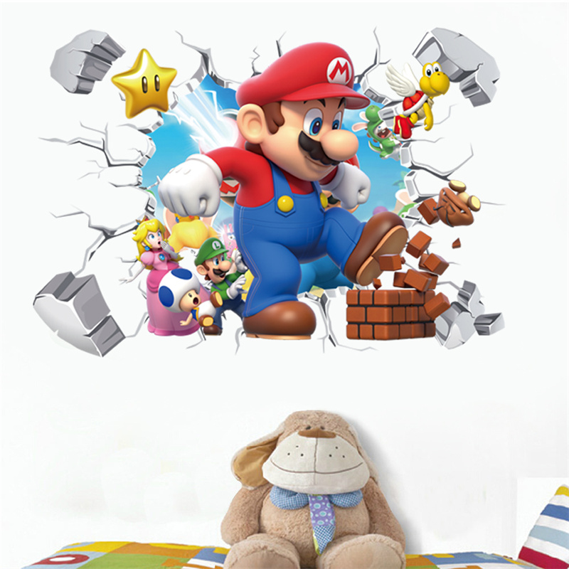Baby Nursery Furniture - Naklejki ścienne 3D z postaciami z