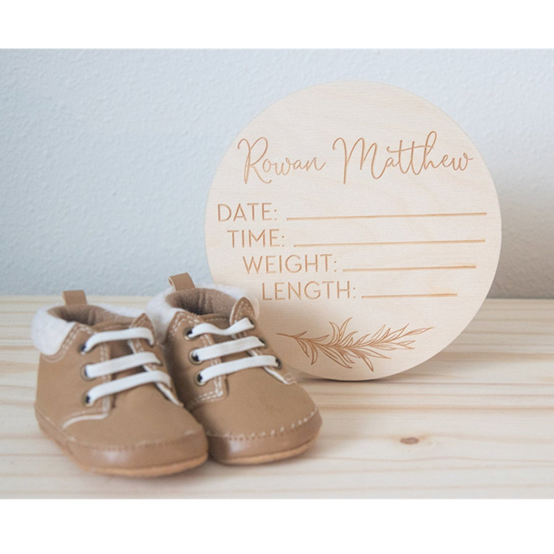 Baby Nursery In Hospital - Drewniane tabliczki z imieniem dziecka Personalizowane
