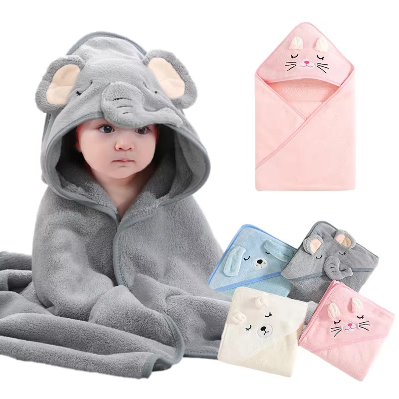 Baby Nursery Accessories - Ręczniki kąpielowe dla niemowląt z kreskówek