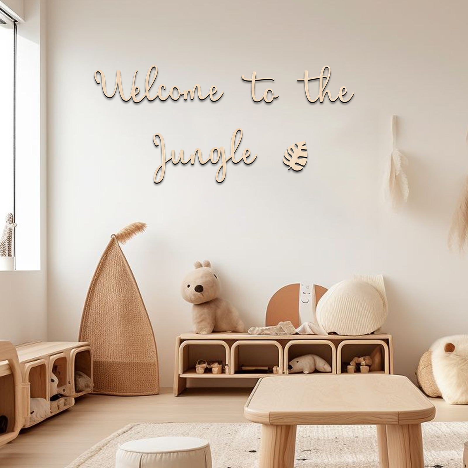 Baby Nursery Design - Drewniany znak \\\\\\\