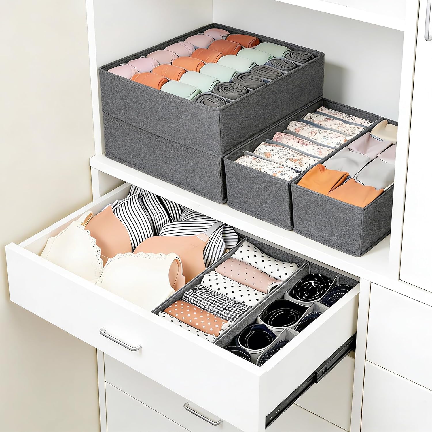 Baby Nursery Drawers - Garvee Home Zestaw 12 szt. organizerów