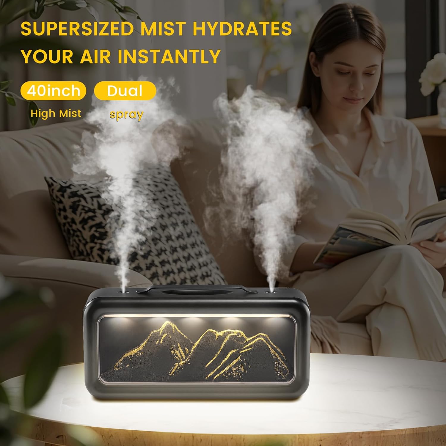 Nowe ulepszone małe nawilżacze – Humidifier Nursery Quiet recenzja i cena