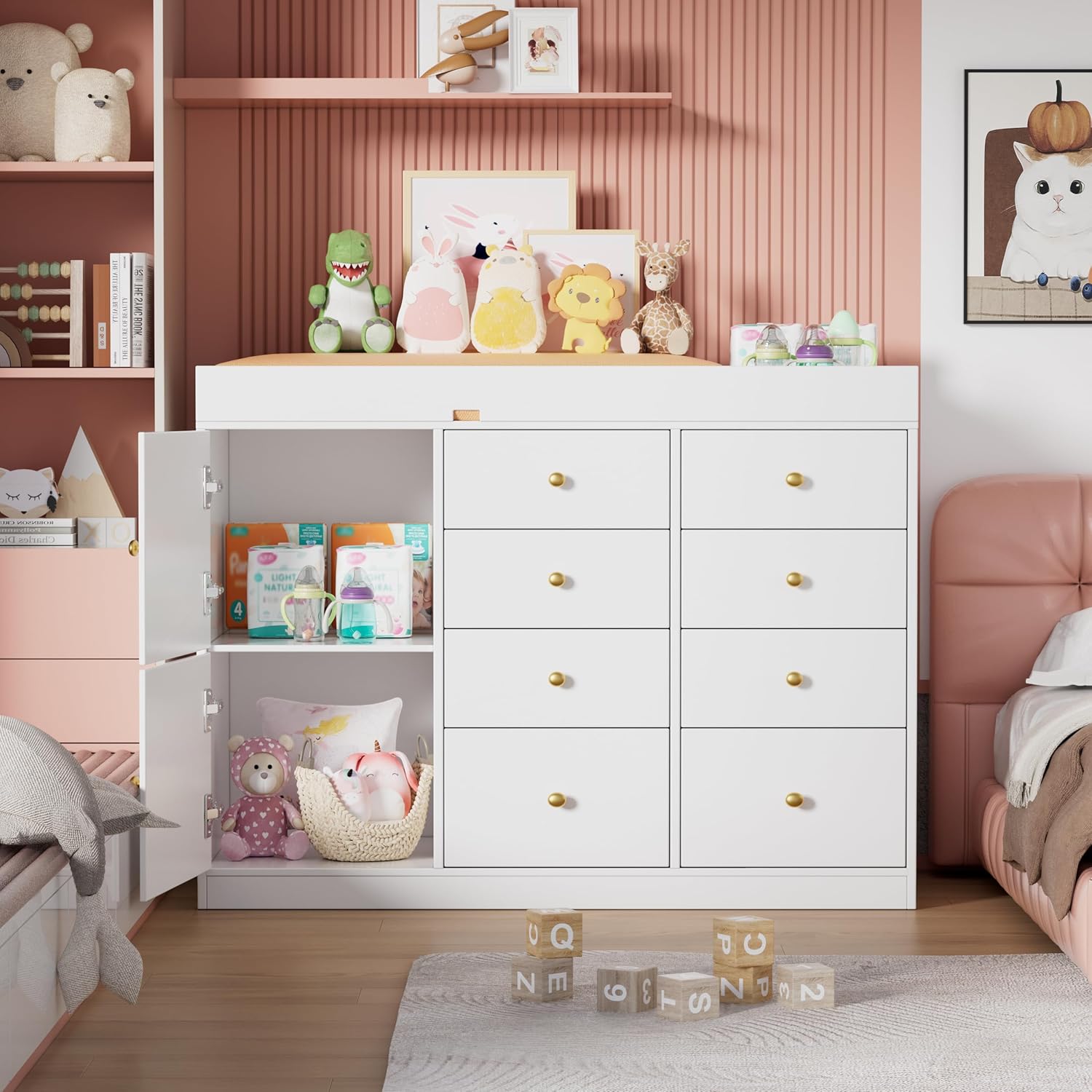 Komoda z przewijakiem, Klasycz – Baby Nursery Drawers recenzja i cena