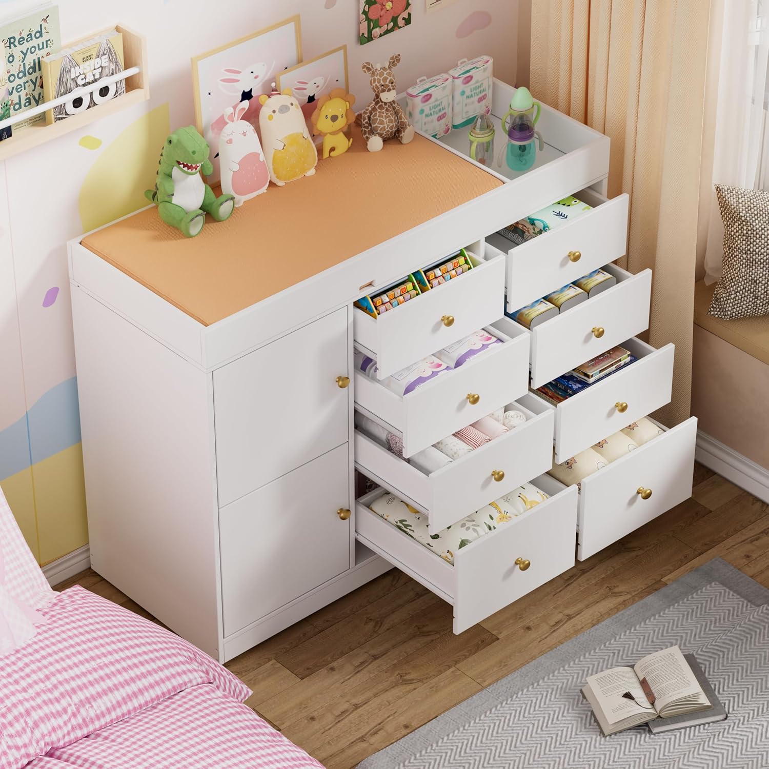 Komoda z przewijakiem, Klasycz – Baby Nursery Drawers recenzja i cena