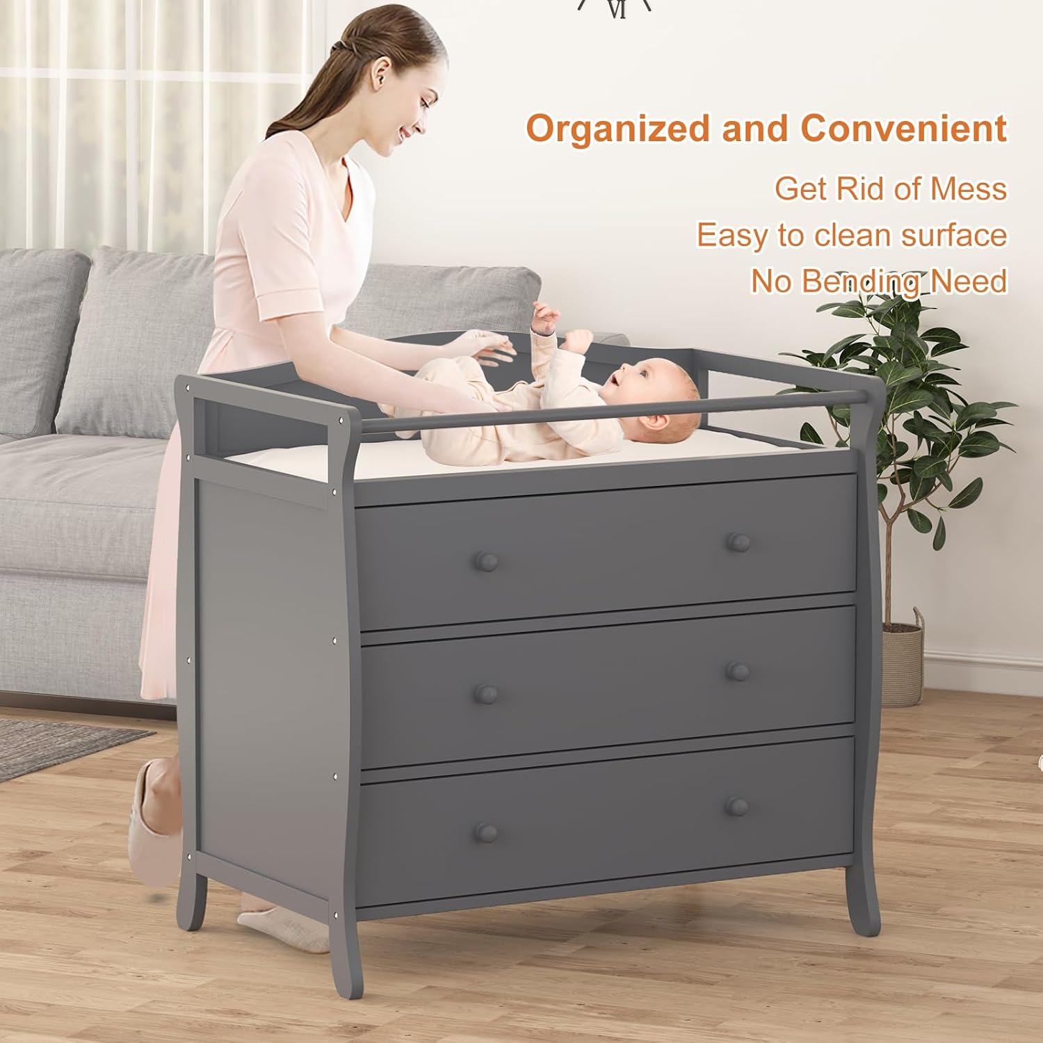 Stolik do przewijania dziecka  – Baby Nursery Drawers recenzja i cena