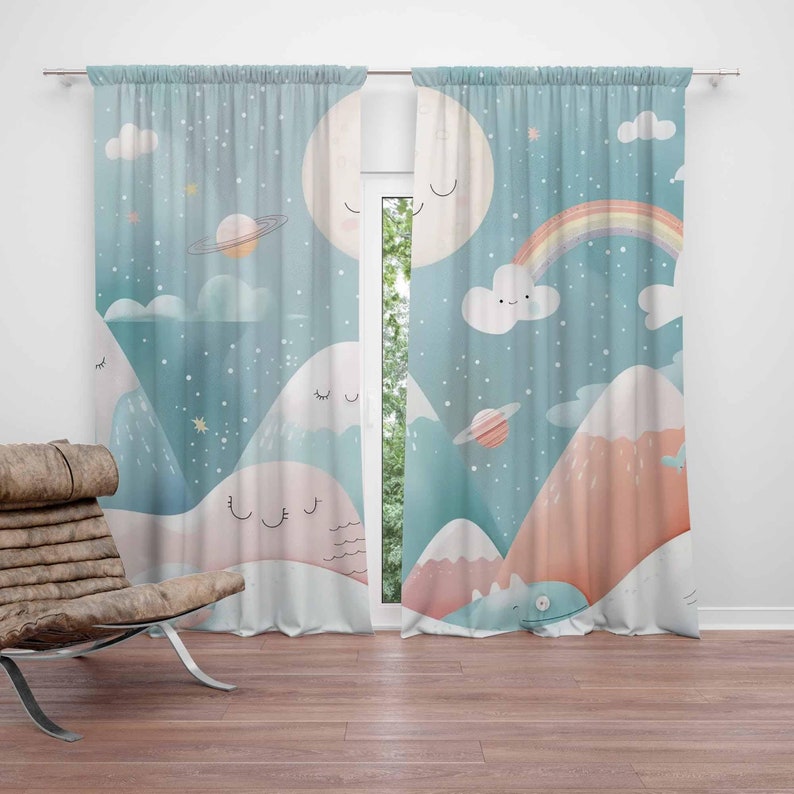 Zasłony do pokoju dziecięcego  – Baby Nursery Blackout Curtains recenzja i cena
