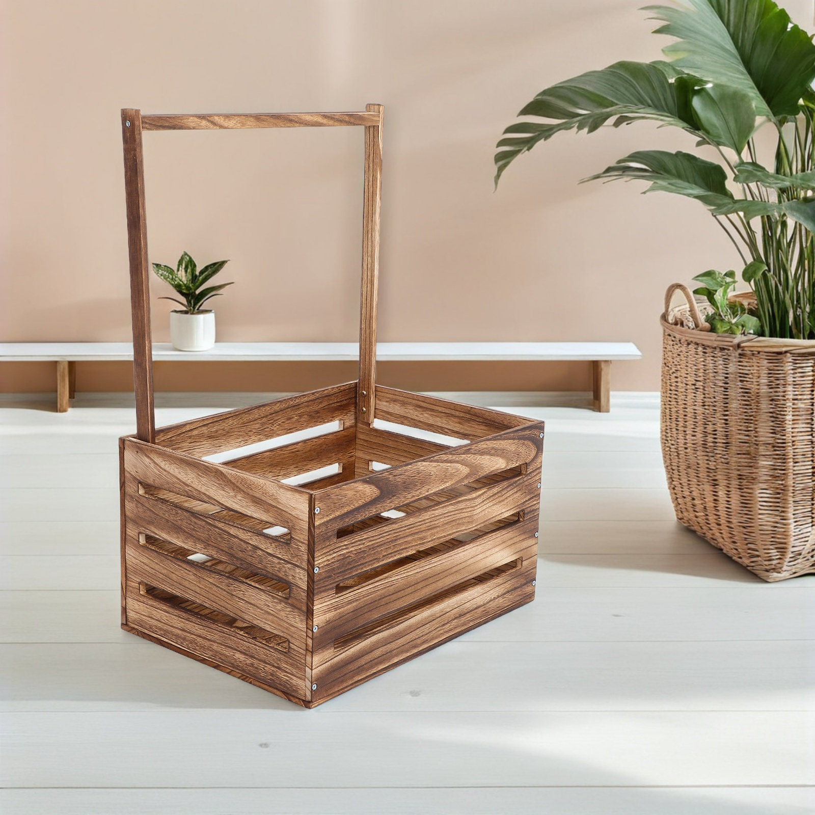 Naturalny drewniany kosz dla n – Baby Nursery Laundry Basket recenzja i cena