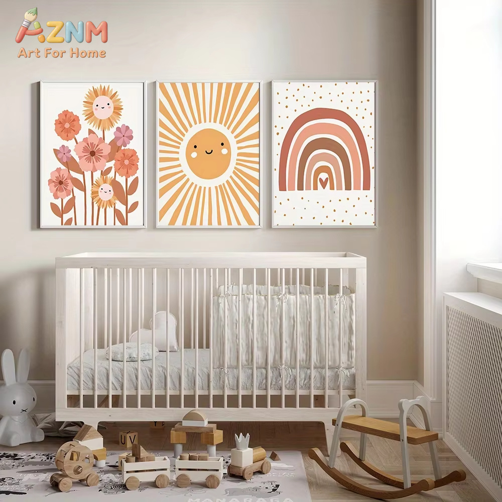 AZNM Boho Neutralny Obraz na P – Baby Nursery Neutral recenzja i cena