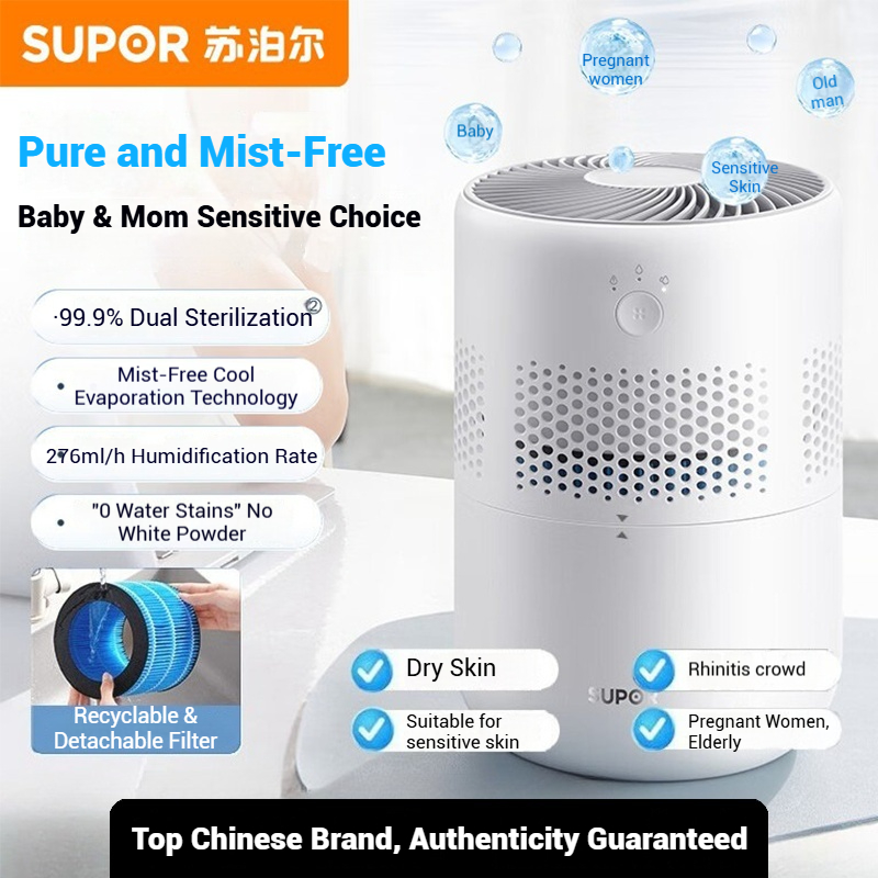 Nawilżacz powietrza z chłodną  – Humidifier Nursery Quiet recenzja i cena