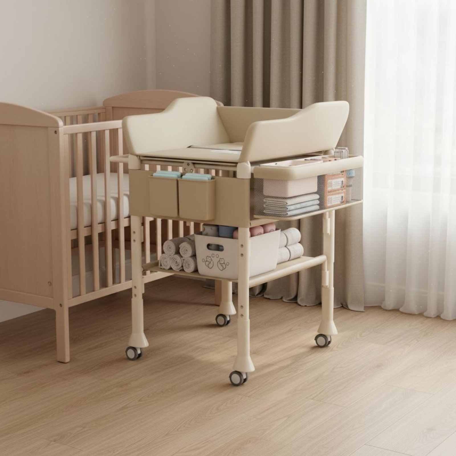 Stolik do kąpieli i przewijani – Baby Nursery Furniture recenzja i cena