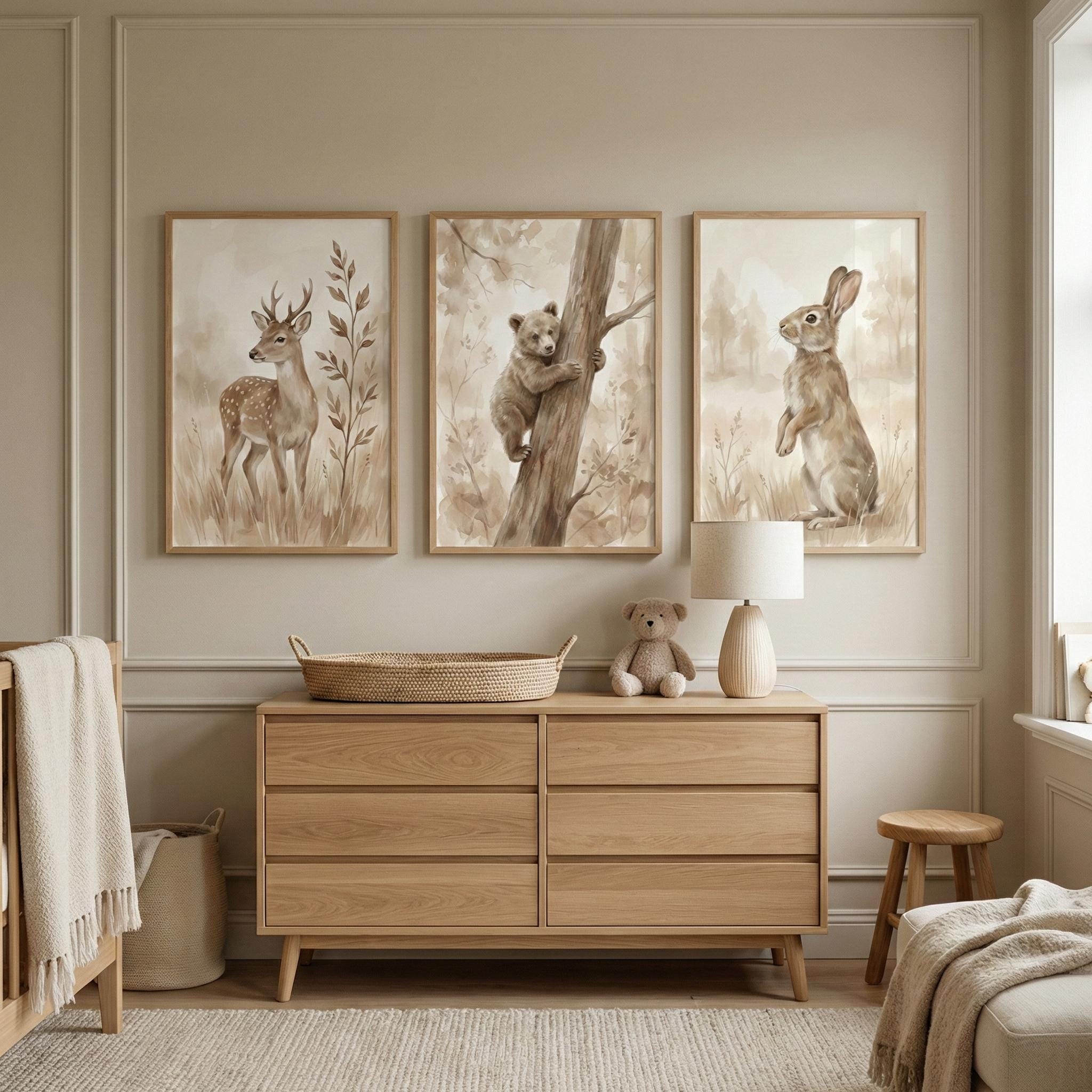 Dekoracje Ścienne do Pokoju Dz – Baby Nursery Neutral recenzja i cena
