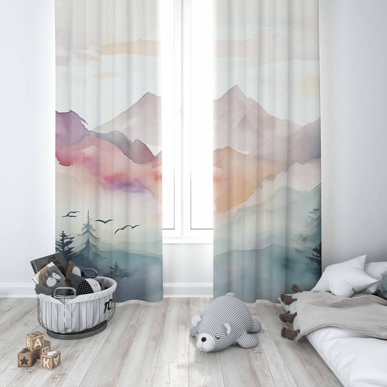 Zasłony do pokoju dziecięcego  – Baby Nursery Blackout Curtains recenzja i cena
