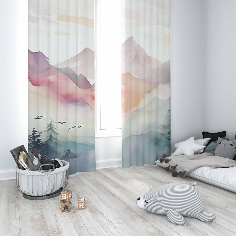 Zasłony do pokoju dziecięcego  – Baby Nursery Blackout Curtains recenzja i cena