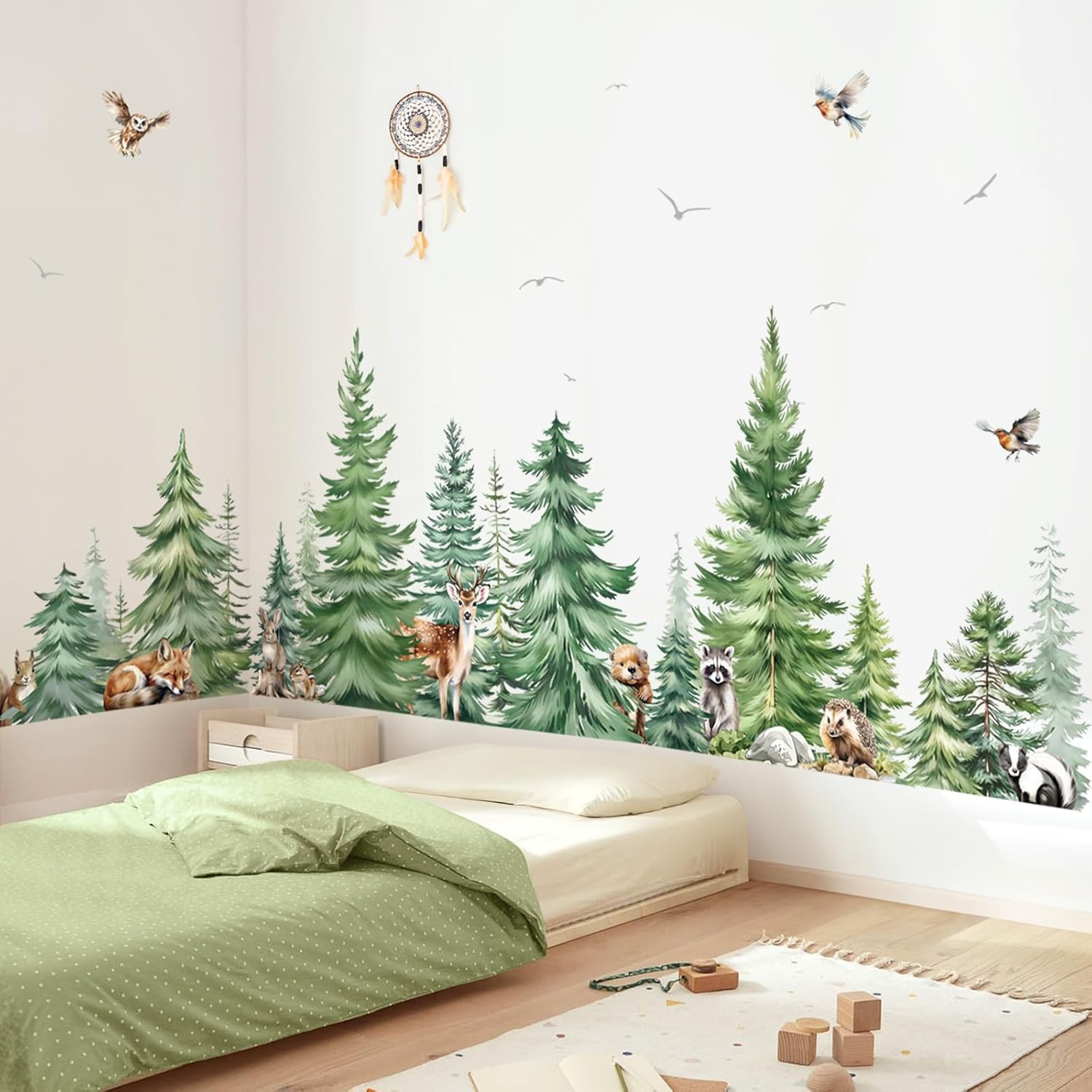Duże naklejki ścienne akwarelo – Baby Nursery Furniture recenzja i cena