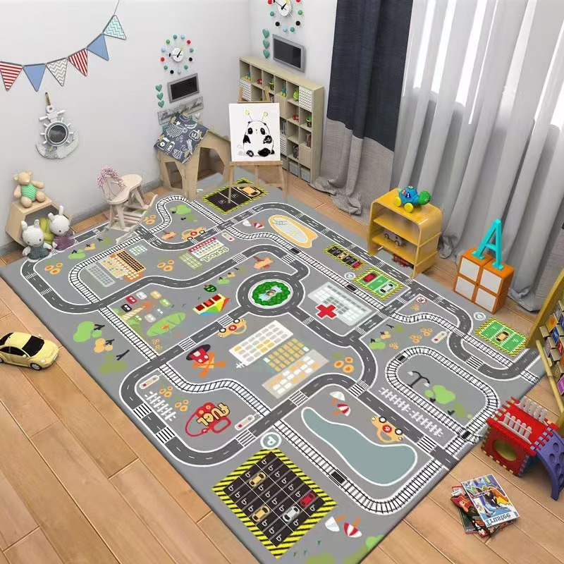 Dywan dla dzieci z motywem ruc – Baby Nursery Decor Boy recenzja i cena