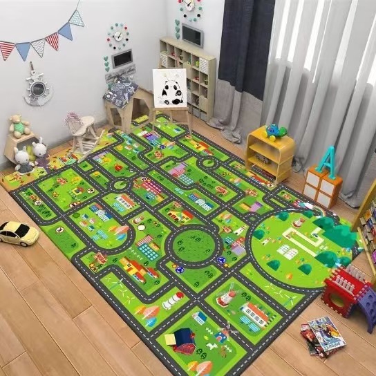 Dywan dla dzieci z motywem ruc – Baby Nursery Decor Boy recenzja i cena