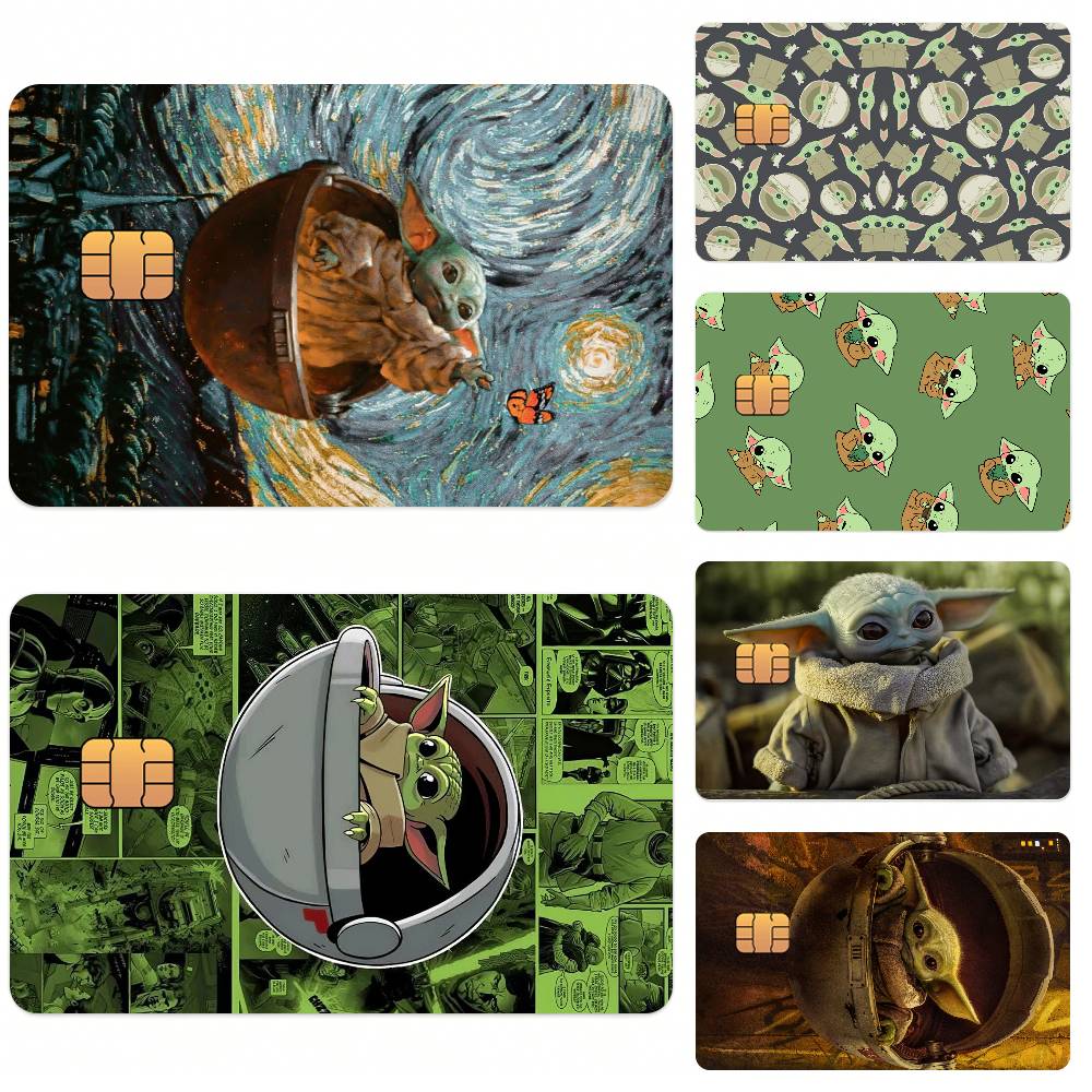 Naklejki na karty kredytowe S- – Baby Yoda Nursery Decor recenzja i cena