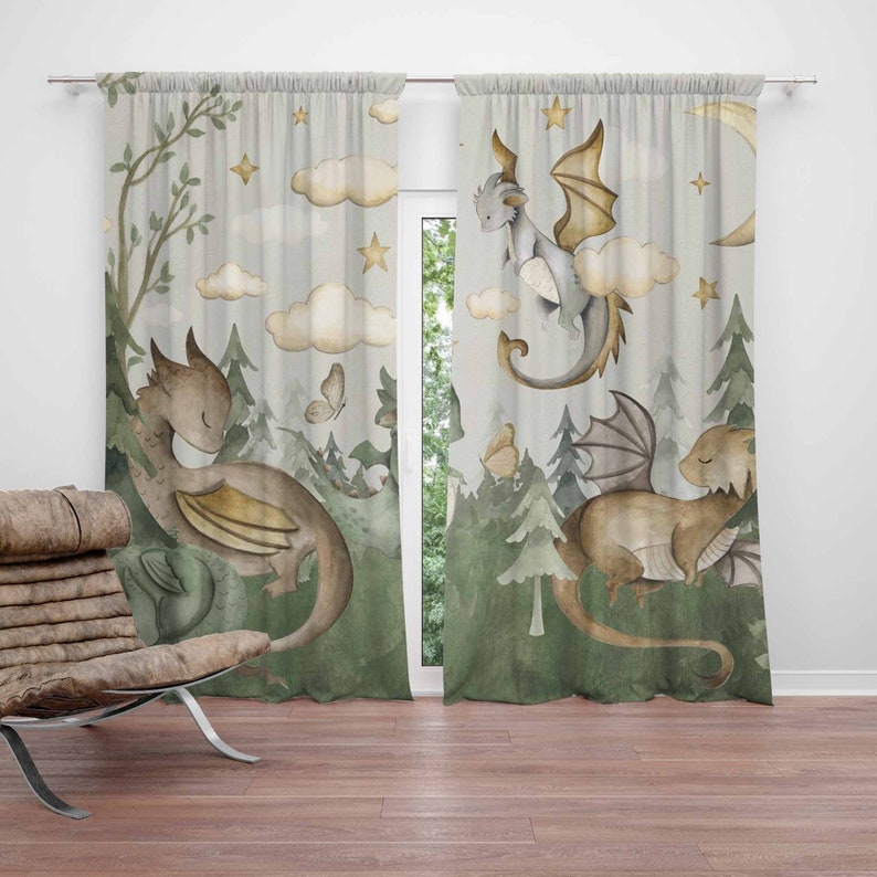 Zasłony do pokoju dziecięcego  – Baby Nursery Blackout Curtains recenzja i cena