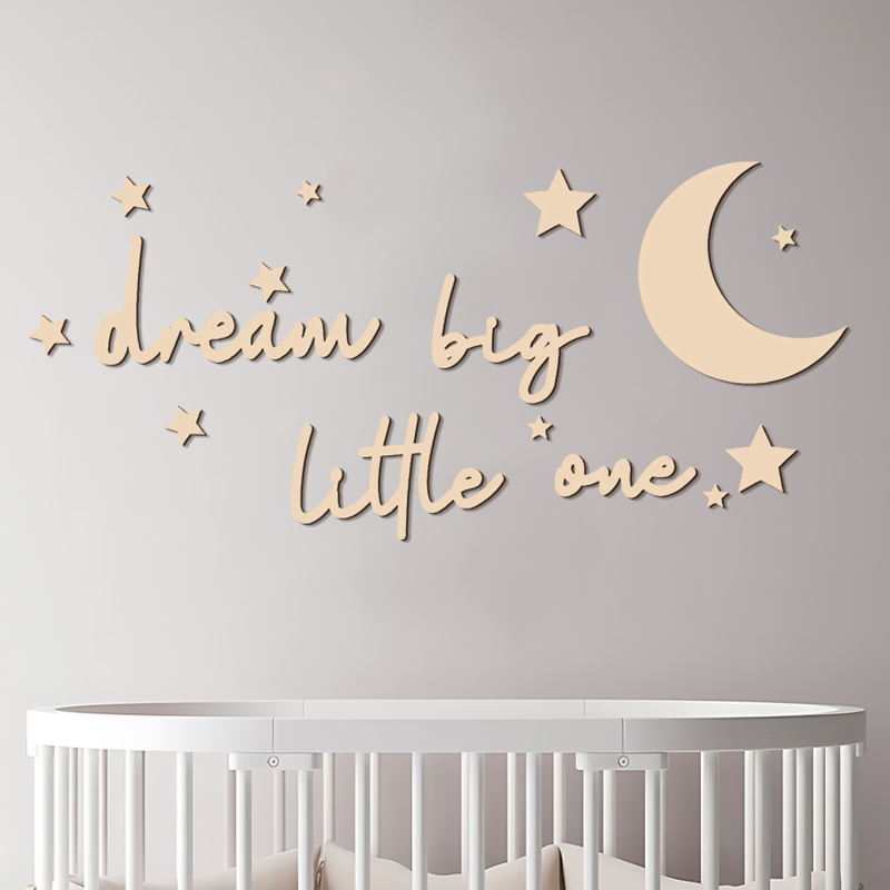 Dream Big Little One Drewniane – Baby Nursery Modern recenzja i cena