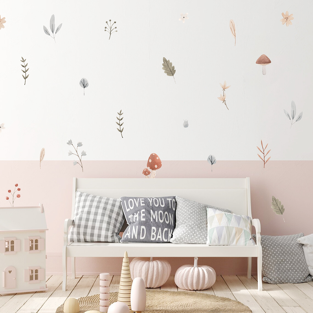 Boho Cartoon Mushroom Branch L – Baby Nursery Furniture recenzja i cena