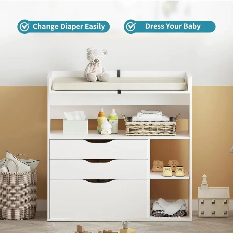 Nowoczesna minimalistyczna prz – Baby Nursery Drawers recenzja i cena