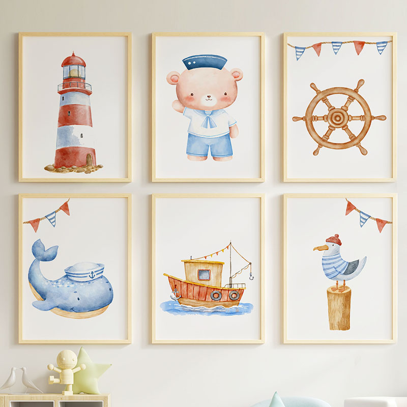 Plakaty i obrazy na płótnie z  – Baby Nursery Modern recenzja i cena