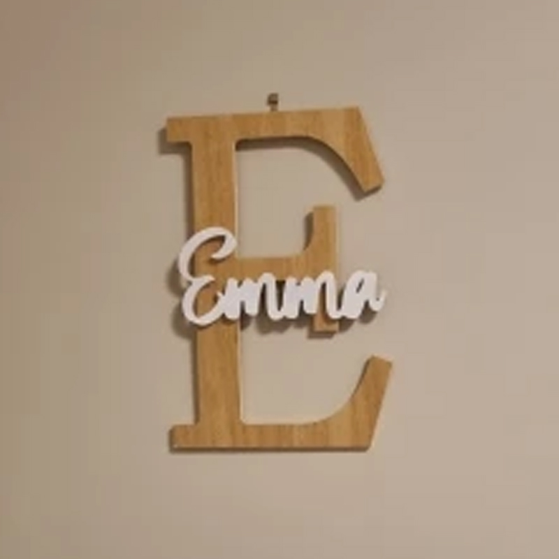 Niestandardowy drewniany znak  – Baby Nursery Modern recenzja i cena