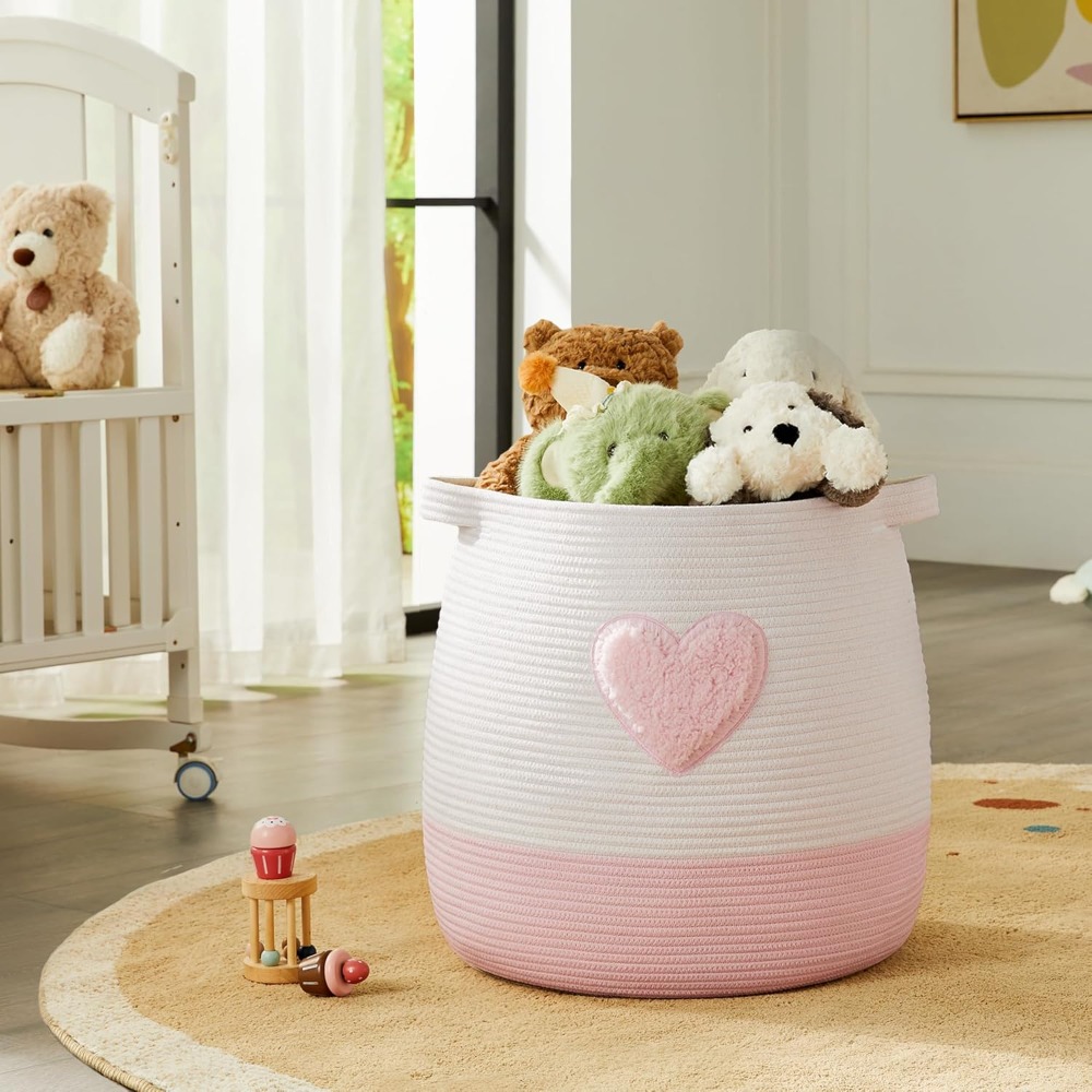 Różowy Kosz na Pranie dla Dzie – Baby Nursery Modern recenzja i cena