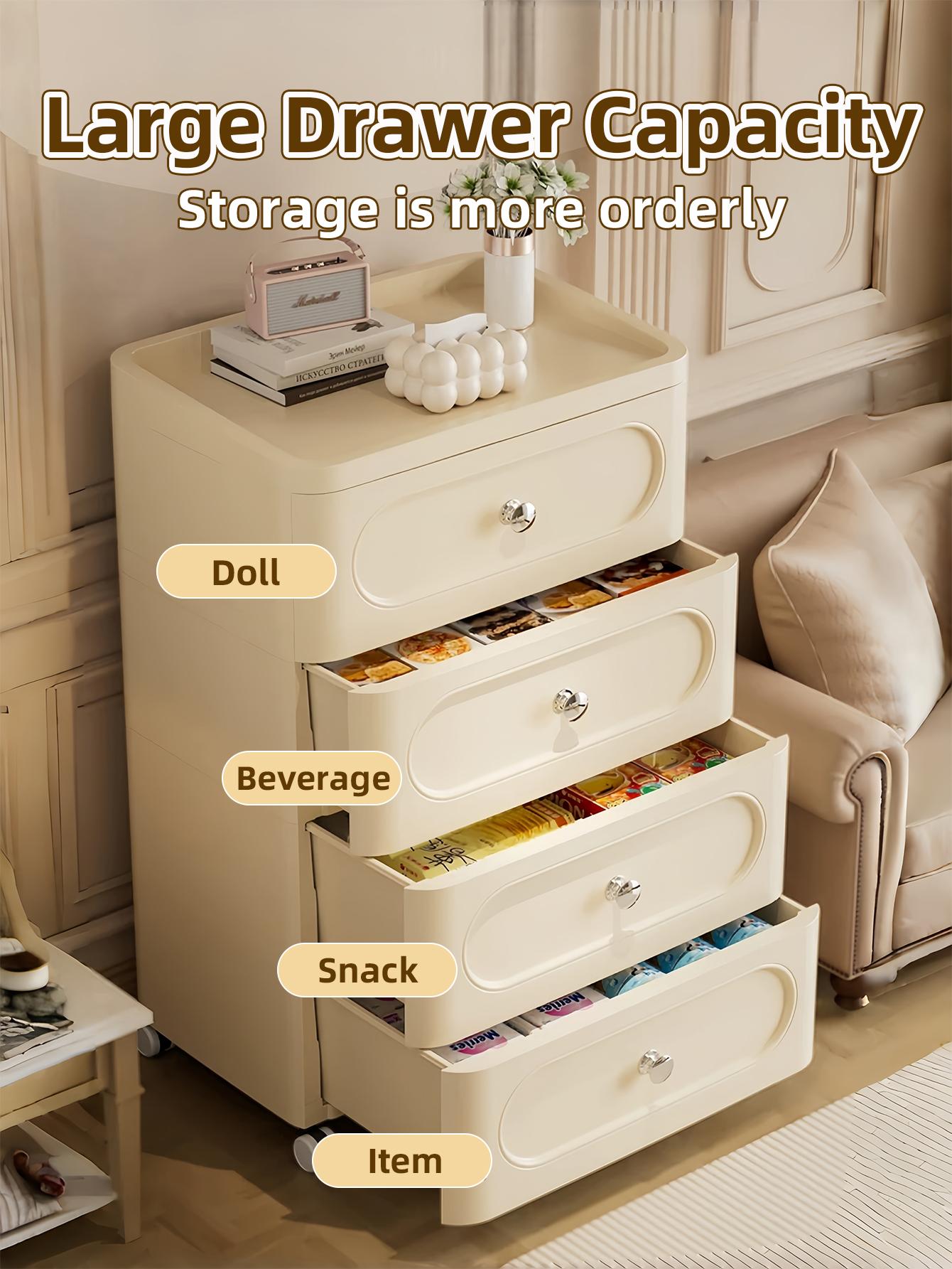 Prostokątna szafka na kółkach  – Baby Nursery Drawers recenzja i cena