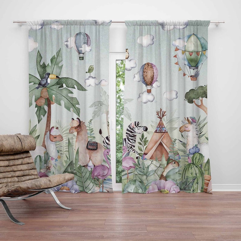 Zasłony do pokoju dziecięcego  – Baby Nursery Blackout Curtains recenzja i cena