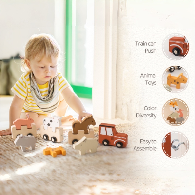 Kolorowa drewniana zabawka do  – Baby Nursery Music recenzja i cena