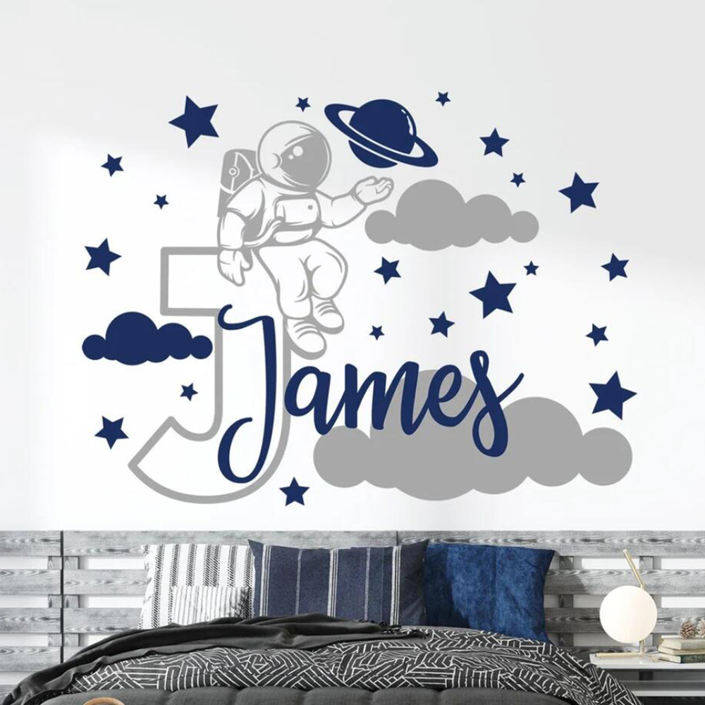 Nazwa własna Cartoon Space Ast – Baby Nursery Decor Boy recenzja i cena