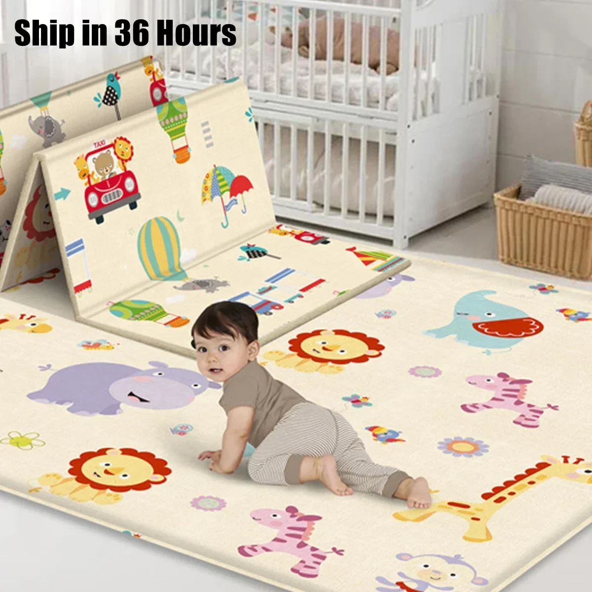 Mata do zabawy dla niemowląt S – Baby Nursery Music recenzja i cena