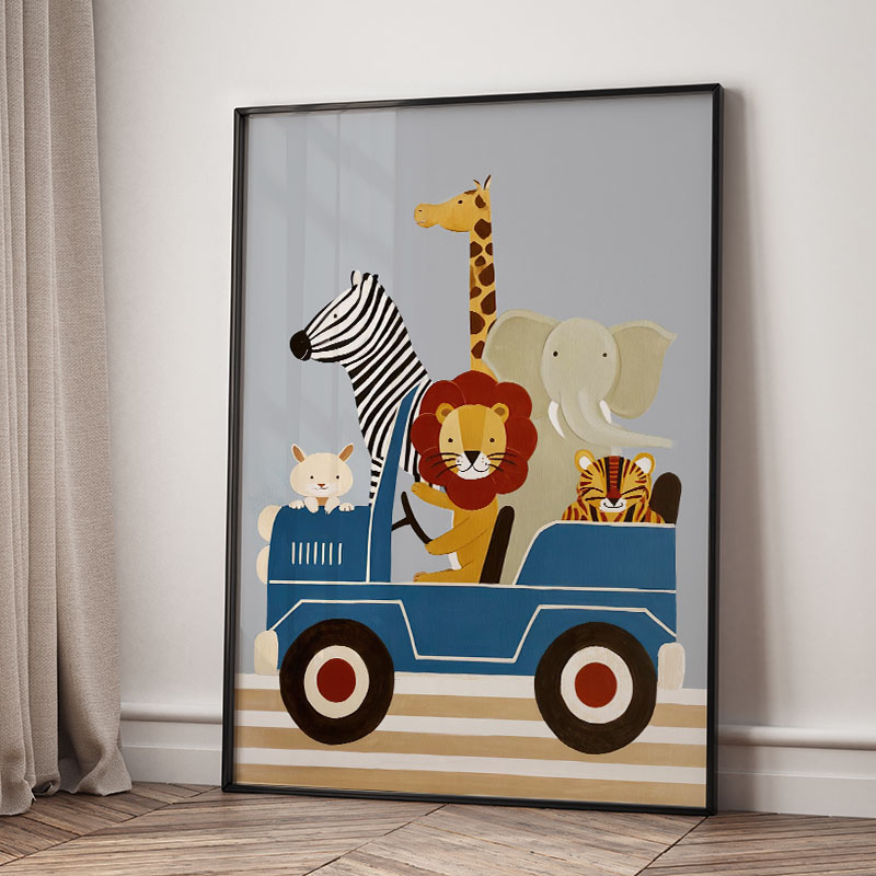 Zabawne Kreskówkowe Zwierzęta  – Baby Nursery Design recenzja i cena