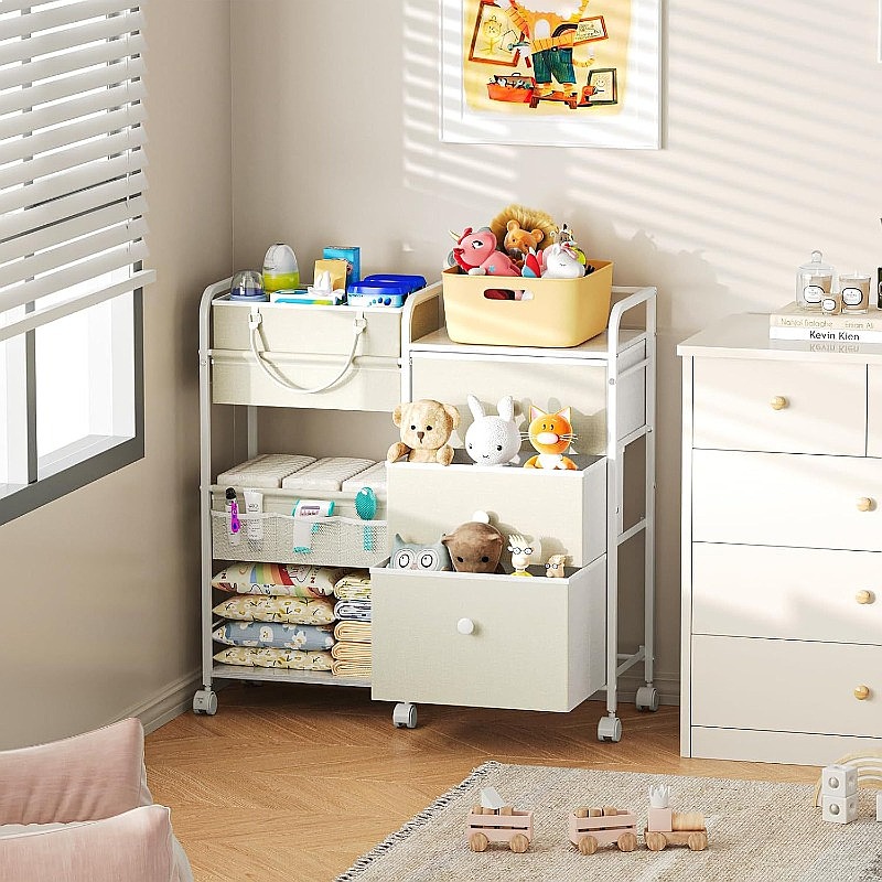 Wózek na pieluchy dla niemowlą – Baby Nursery Drawers recenzja i cena