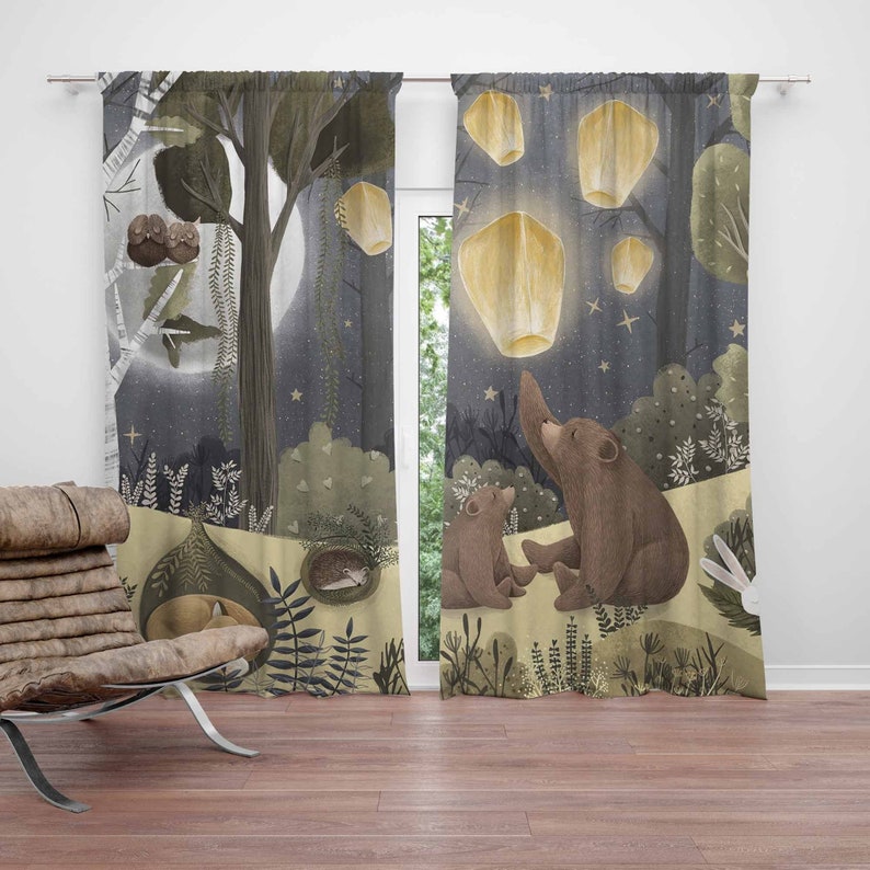 Zasłony do pokoju dziecięcego  – Baby Nursery Blackout Curtains recenzja i cena