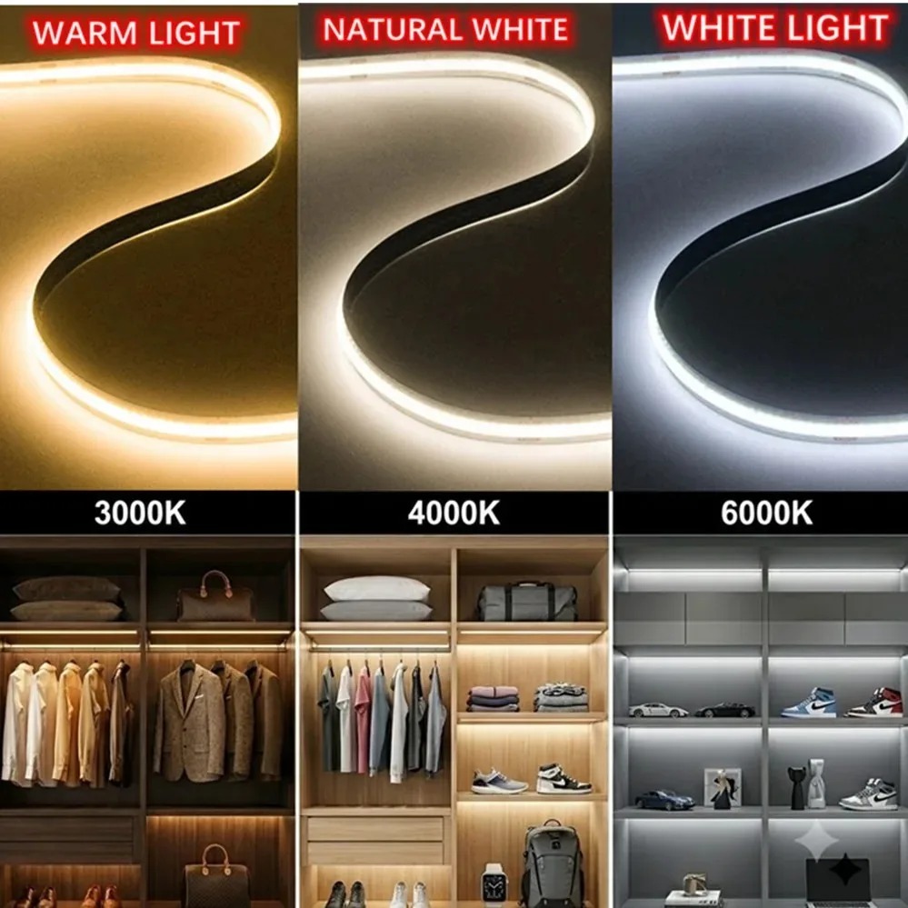Taśma LED COB 5V na baterie 3A – Drawer Dresser White recenzja i cena