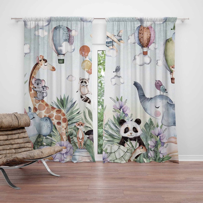 Zasłony do pokoju dziecięcego  – Baby Nursery Blackout Curtains recenzja i cena