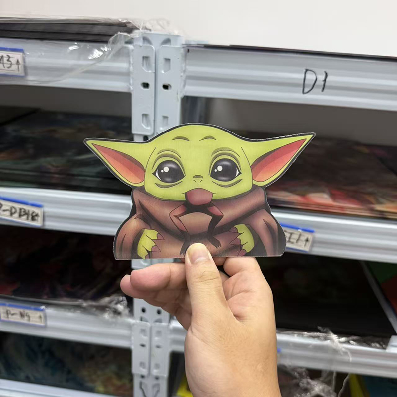 Naklejki 3D z efektem ruchu An – Baby Yoda Nursery Decor recenzja i cena