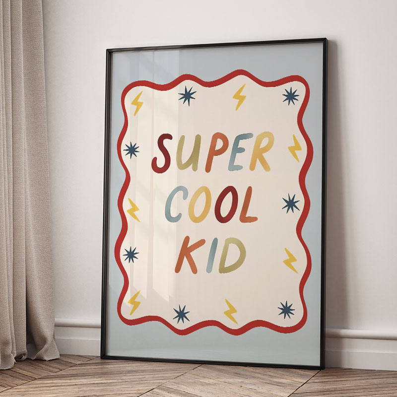 Zabawne Kreskówkowe Super Fajn – Baby Nursery Design recenzja i cena