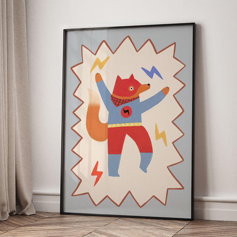 Zabawne Kreskówkowe Super Fajn – Baby Nursery Design recenzja i cena